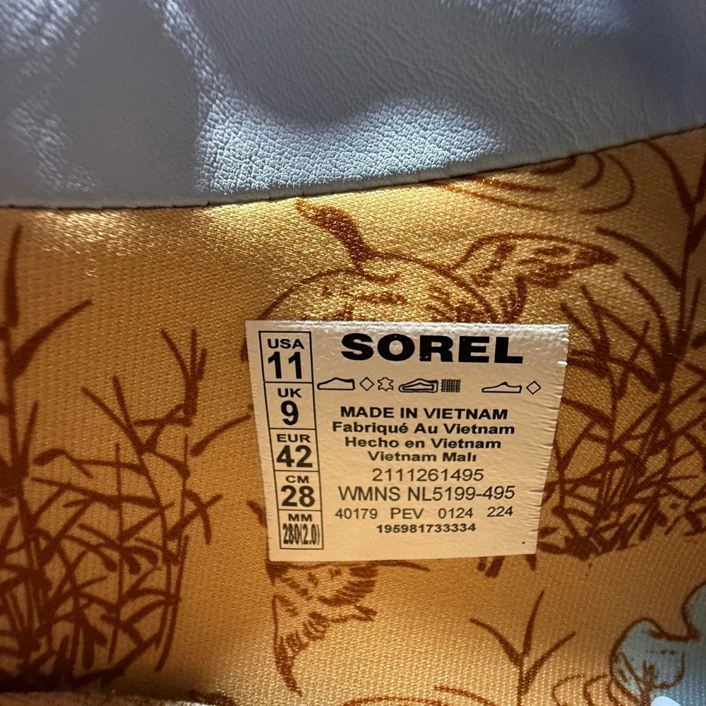 Sorel Out N About IV Splashy Arctic Blue Waterproof‎ Boots Limited Edition 11